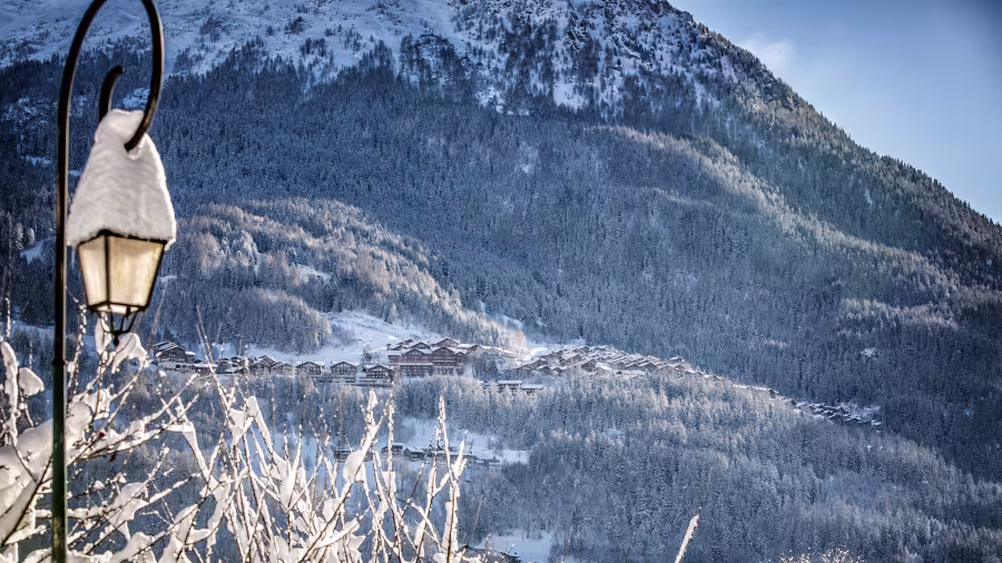 Sainte Foy in early winter
