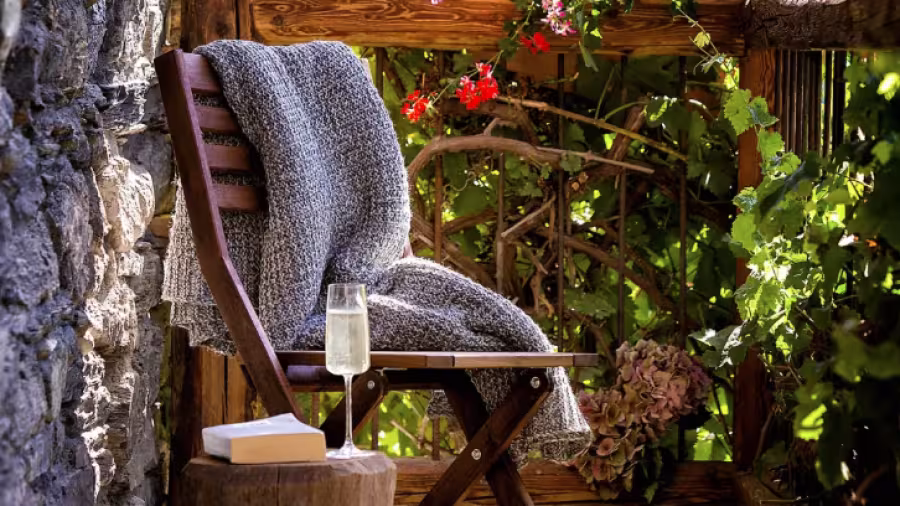 Balcony in Sainte Foy, French Alps